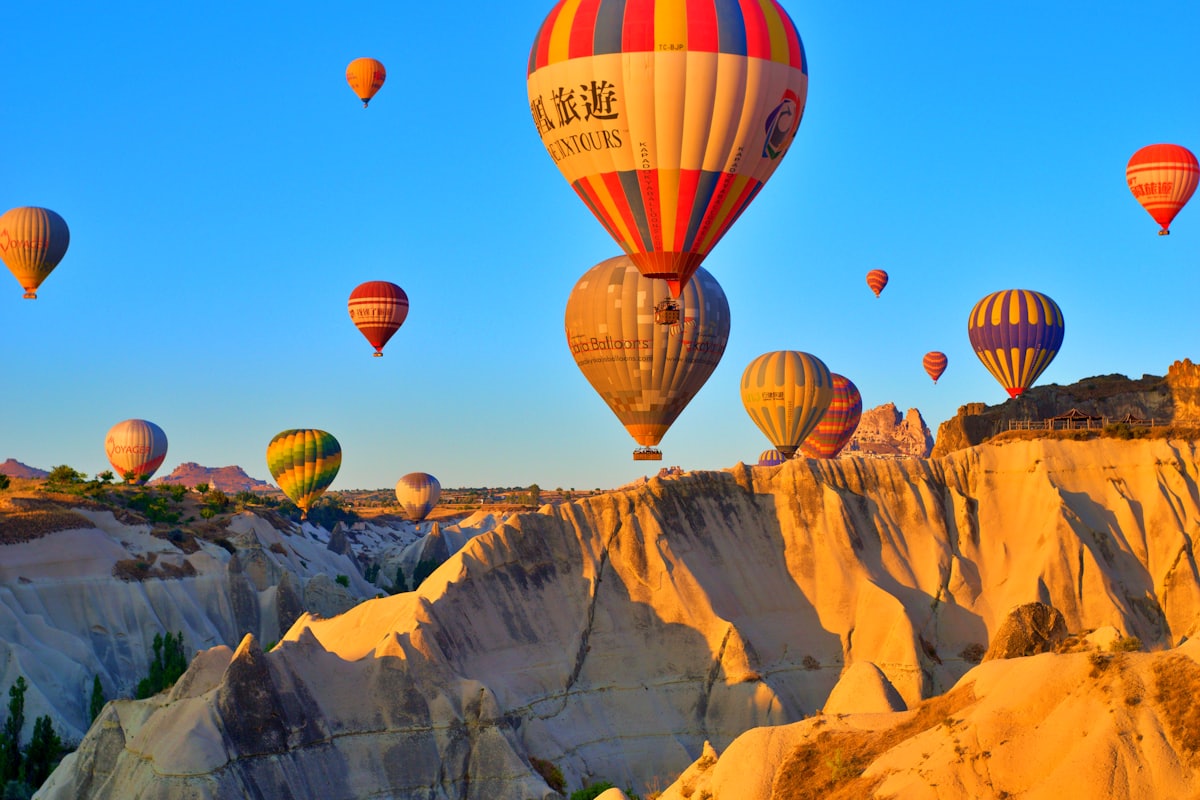 Camping in Nevşehir, Türkiye